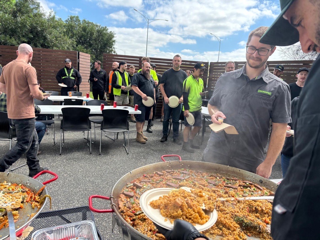 Corporate paella catering Melbourne